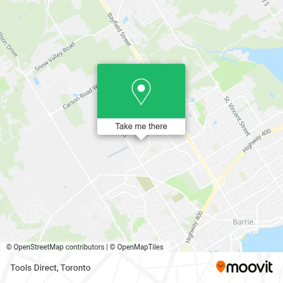 Tools Direct map