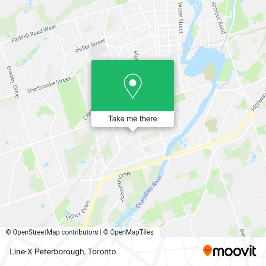 Line-X Peterborough map