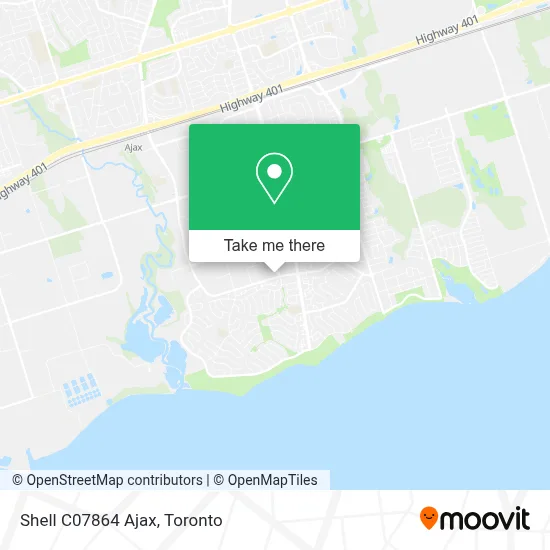 Shell C07864 Ajax map