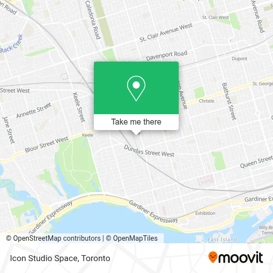 Icon Studio Space map