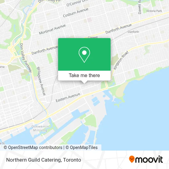 Northern Guild Catering map