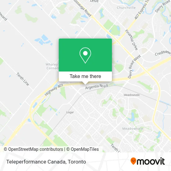 Teleperformance Canada map