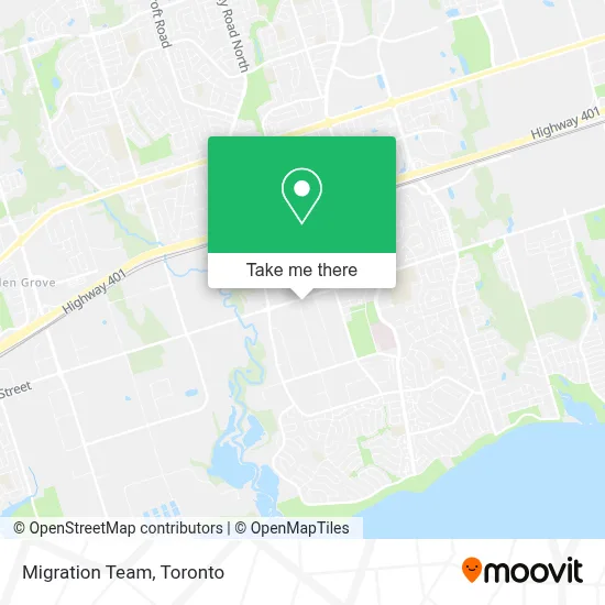 Migration Team map