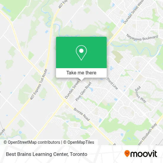 Best Brains Learning Center map