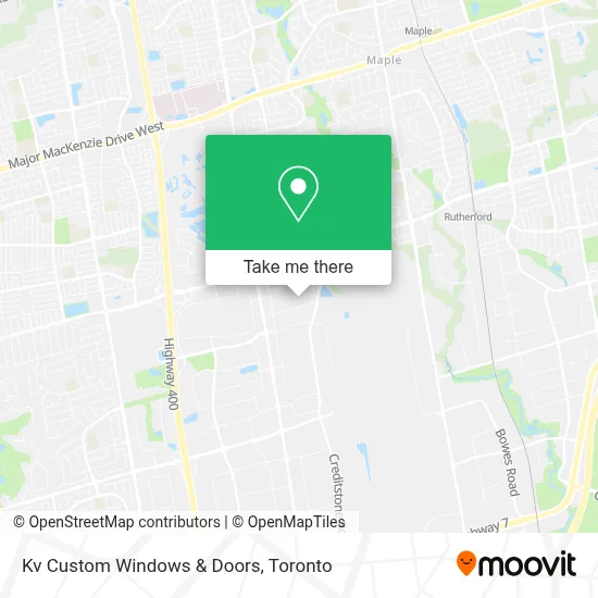 Kv Custom Windows & Doors map