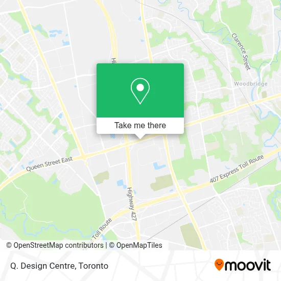 Q. Design Centre map