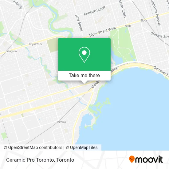 Ceramic Pro Toronto map