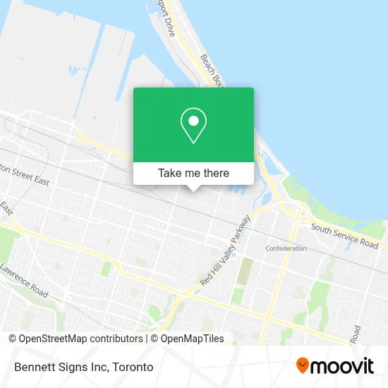 Bennett Signs Inc map