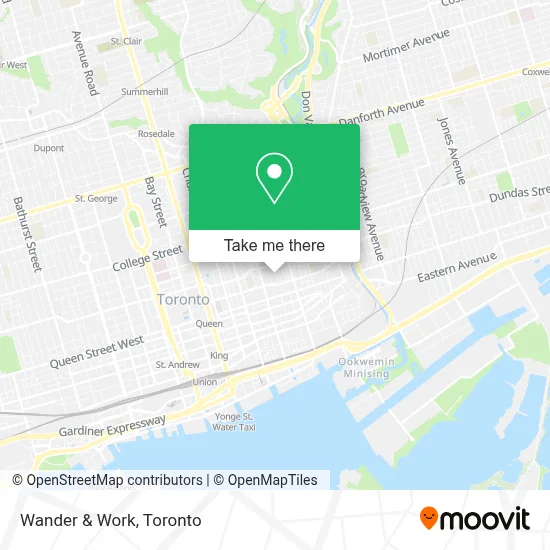 Wander & Work map