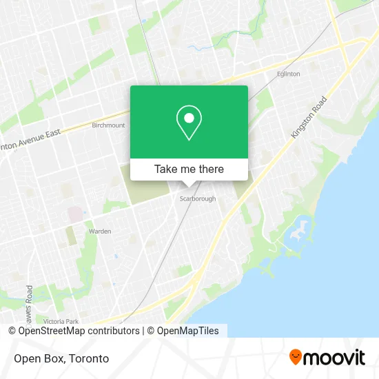 Open Box map