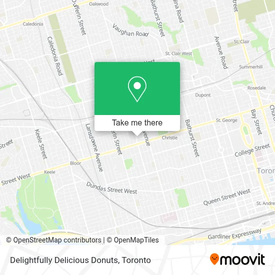 Delightfully Delicious Donuts map