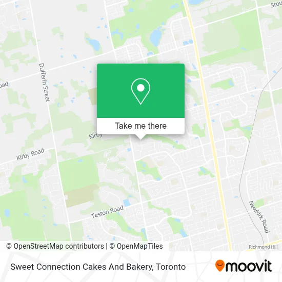 Sweet Connection Cakes And Bakery map