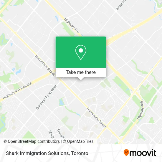 Shark Immigration Solutions map