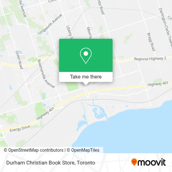 Durham Christian Book Store map