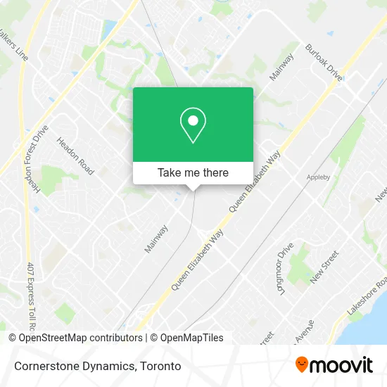 Cornerstone Dynamics map