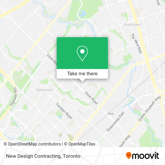 New Design Contracting map