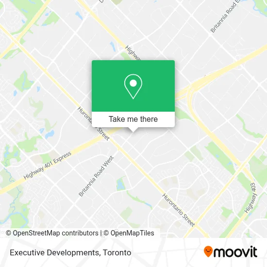 Executive Developments map