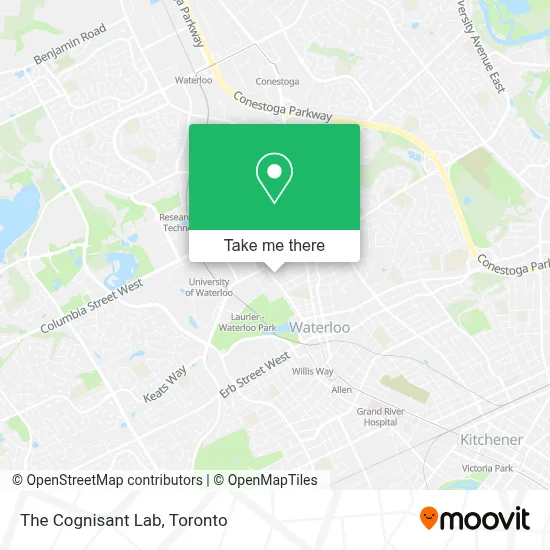 The Cognisant Lab map