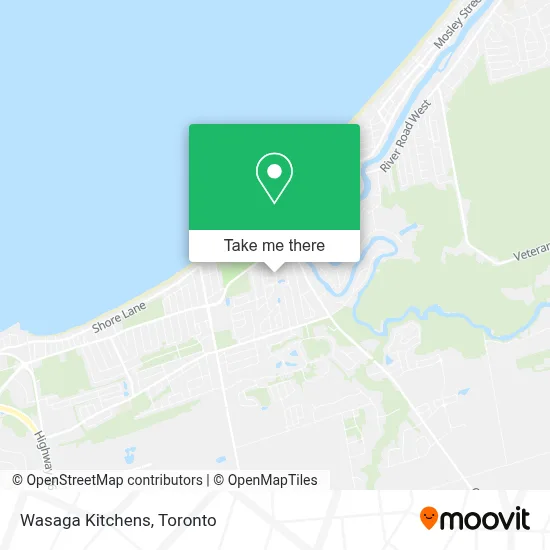 Wasaga Kitchens map