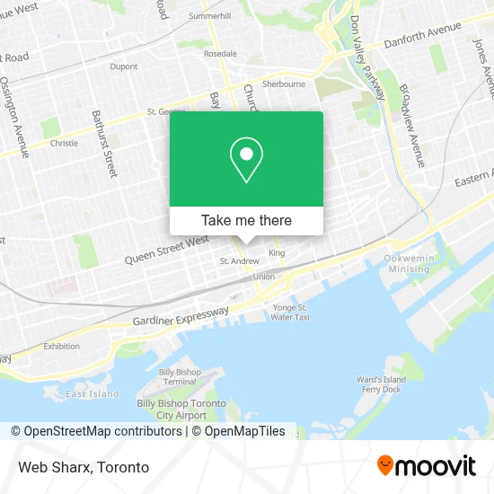 Web Sharx map