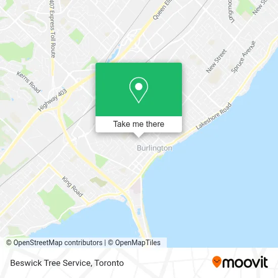Beswick Tree Service map