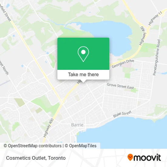 Cosmetics Outlet map