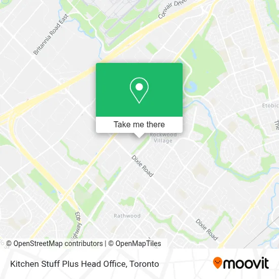 Kitchen Stuff Plus Head Office map