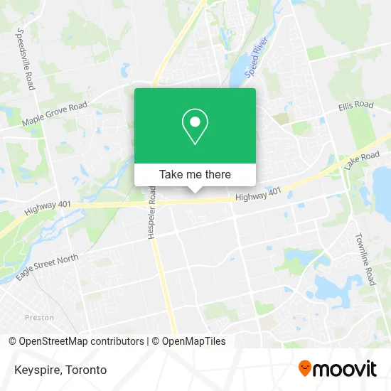 Keyspire map
