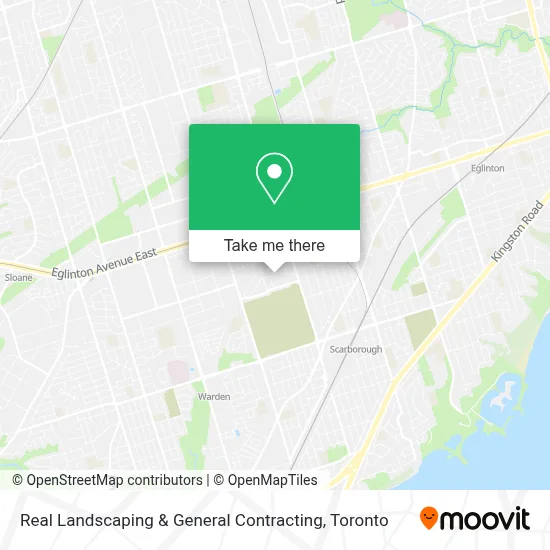 Real Landscaping & General Contracting map