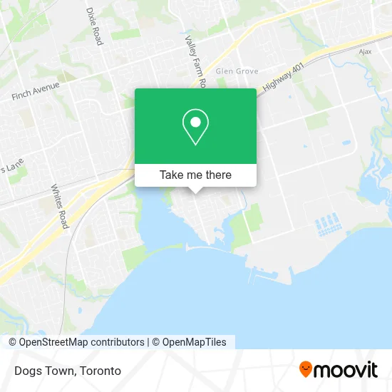 Dogs Town map
