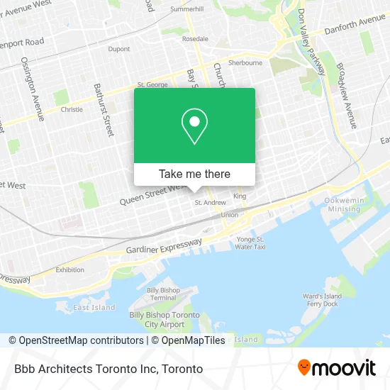 Bbb Architects Toronto Inc map