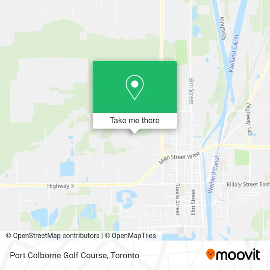 Port Colborne Golf Course plan