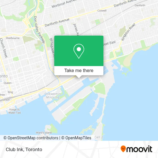 Club Ink map