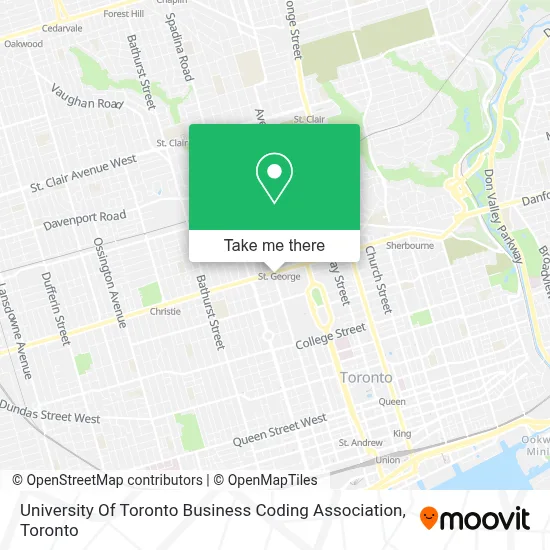University Of Toronto Business Coding Association map