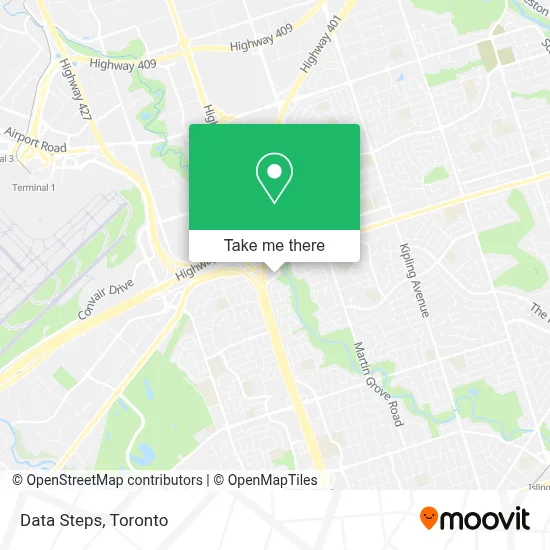 Data Steps map