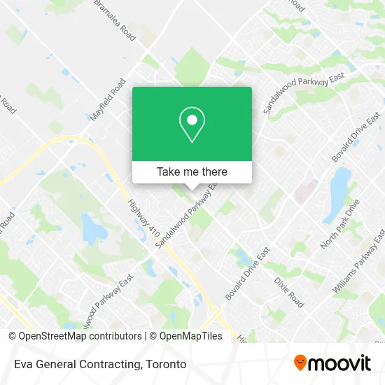 Eva General Contracting map