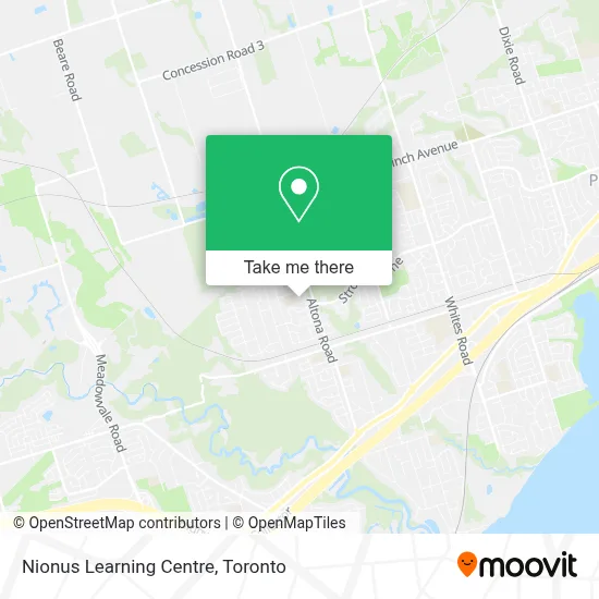 Nionus Learning Centre map