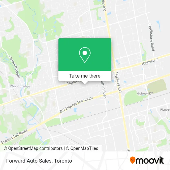 Forward Auto Sales map