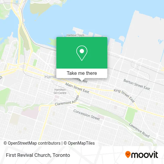 First Revival Church map
