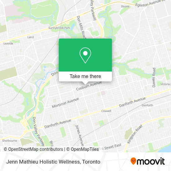 Jenn Mathieu Holistic Wellness map