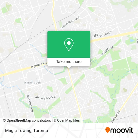 Magic Towing map