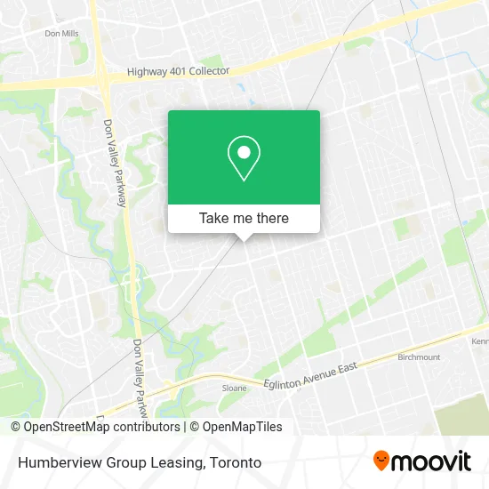 Humberview Group Leasing map