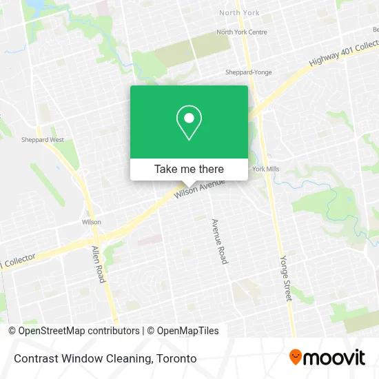 Contrast Window Cleaning map