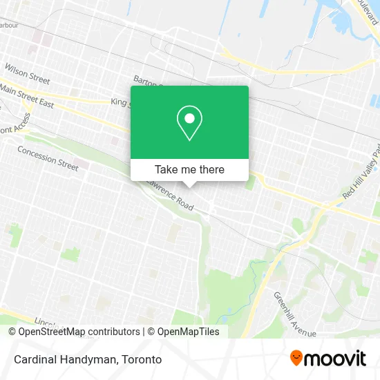 Cardinal Handyman map