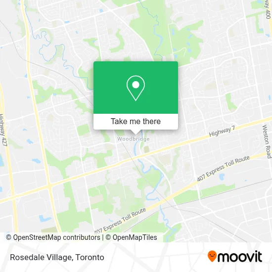 Rosedale Village map