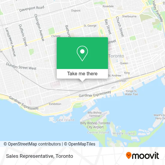 Sales Representative map