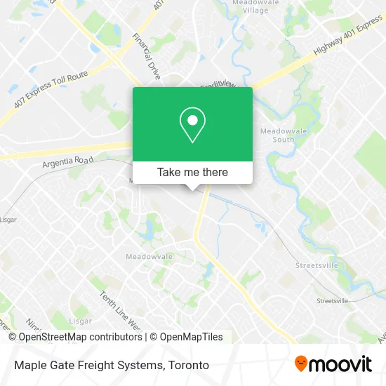 Maple Gate Freight Systems map