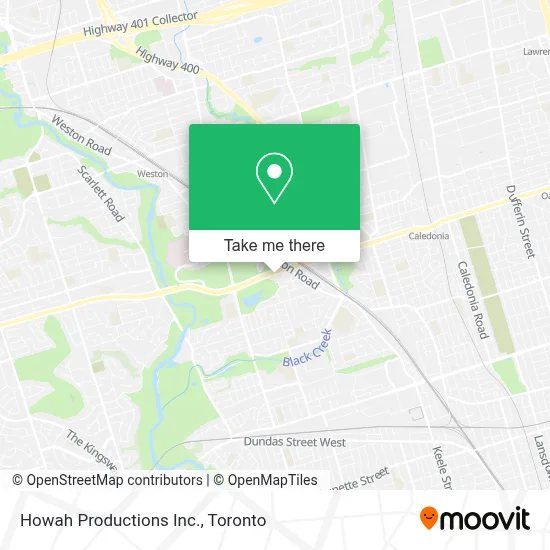 Howah Productions Inc. map