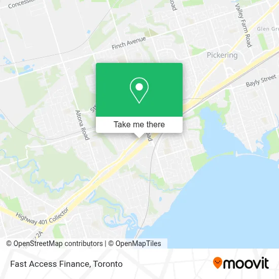 Fast Access Finance map