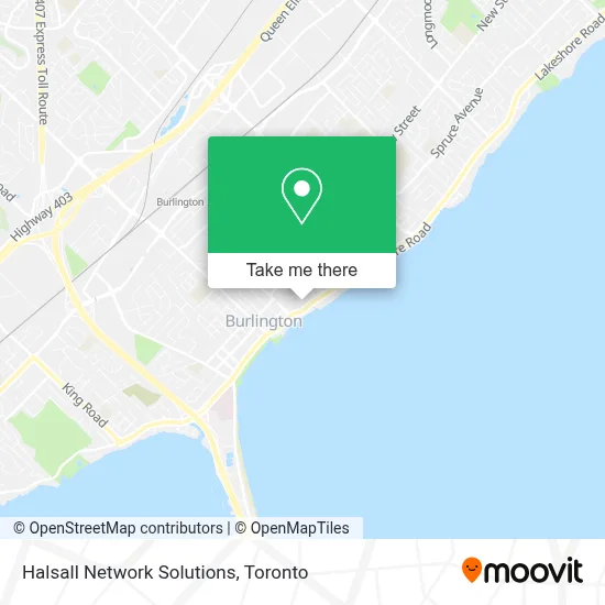 Halsall Network Solutions map